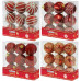 BOX 9 SFERE LUX ROSSE DECOR.CM.6 ASS. (8pz)